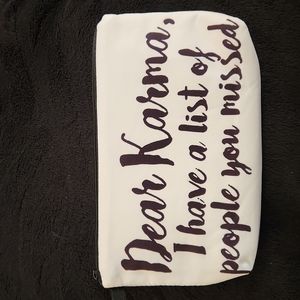 NEW- Cosmetic Bag, Storage Bag - Dear Karma,...